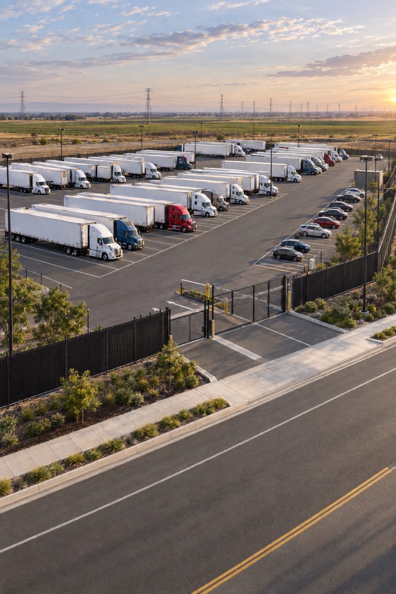 Artist's conceptual depiction of the approved yard, portrait view
